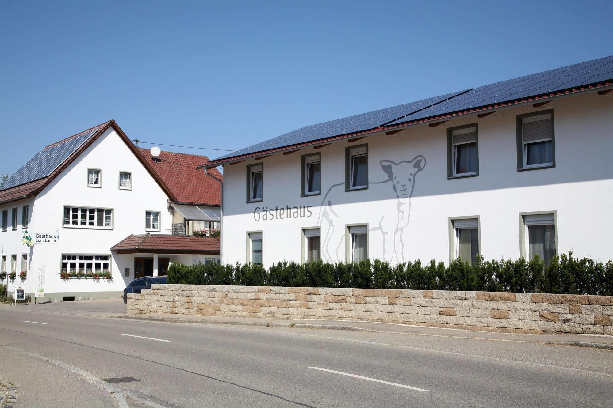 Gaestehaus Und Fewo Lamm Garni Blaubeuren Buitenkant foto
